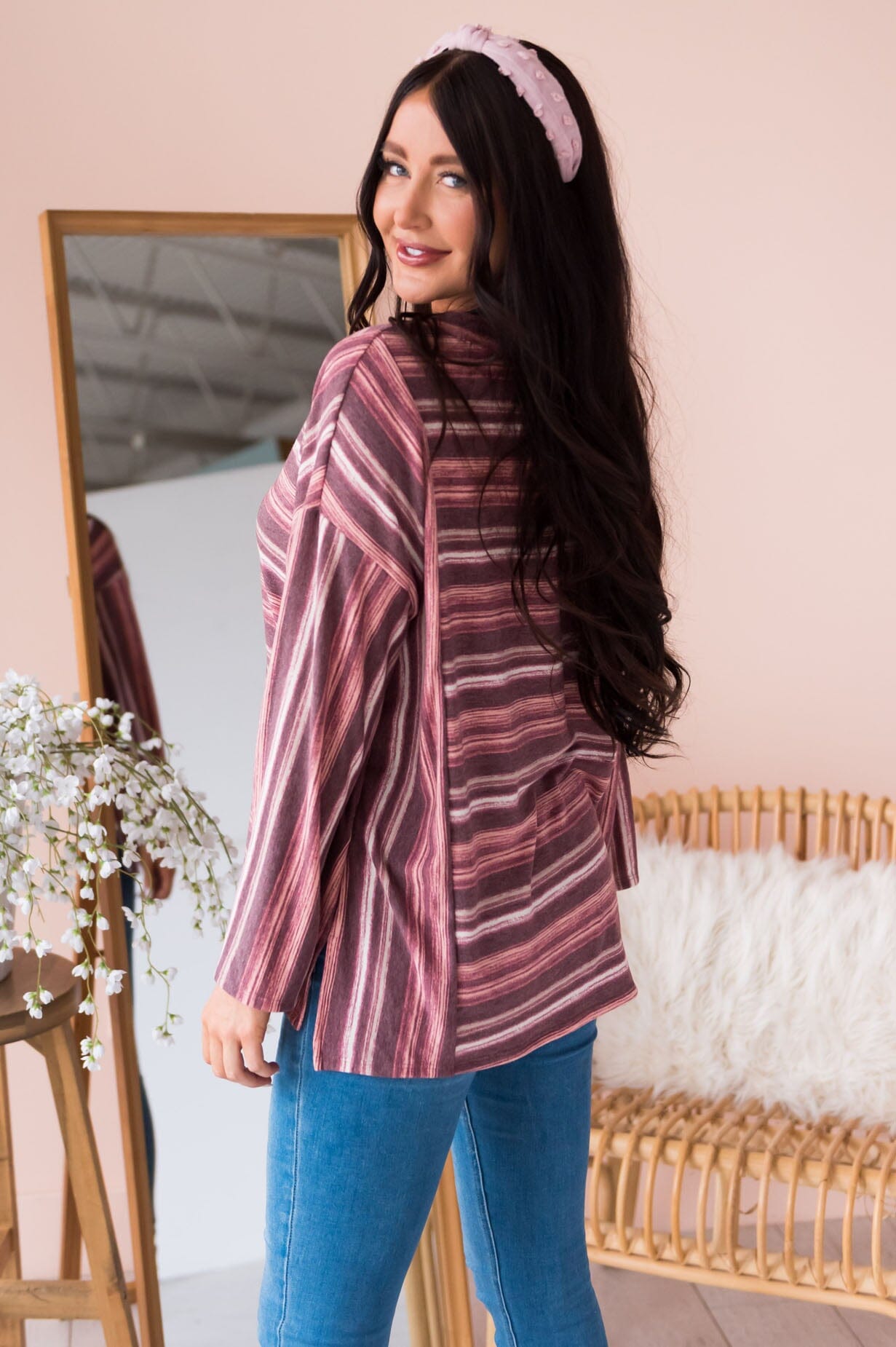 Wish Me Well Modest Blouse Tops vendor-unknown 