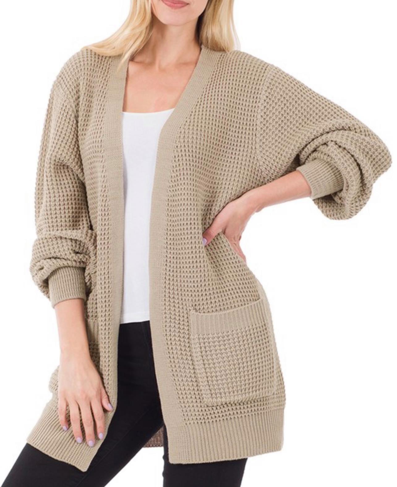 Bare Soul Modest Cardigan Modest Dresses vendor-unknown Taupe XS 