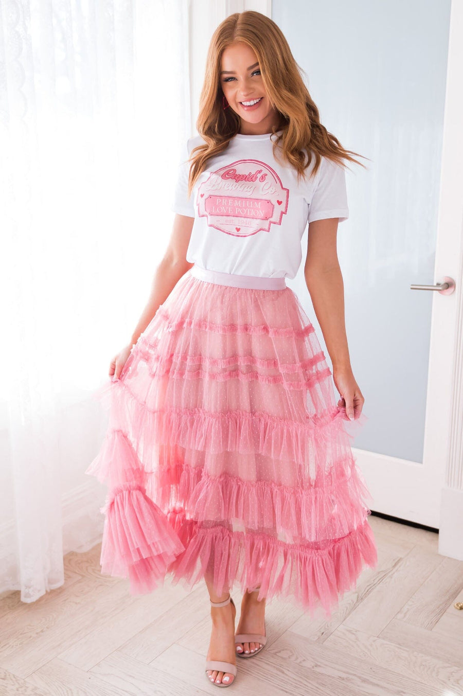 It's All About The Frill Modest Tulle Skirt Skirts vendor-unknown 