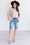 All That Mom Jean Shorts Modest Dresses vendor-unknown