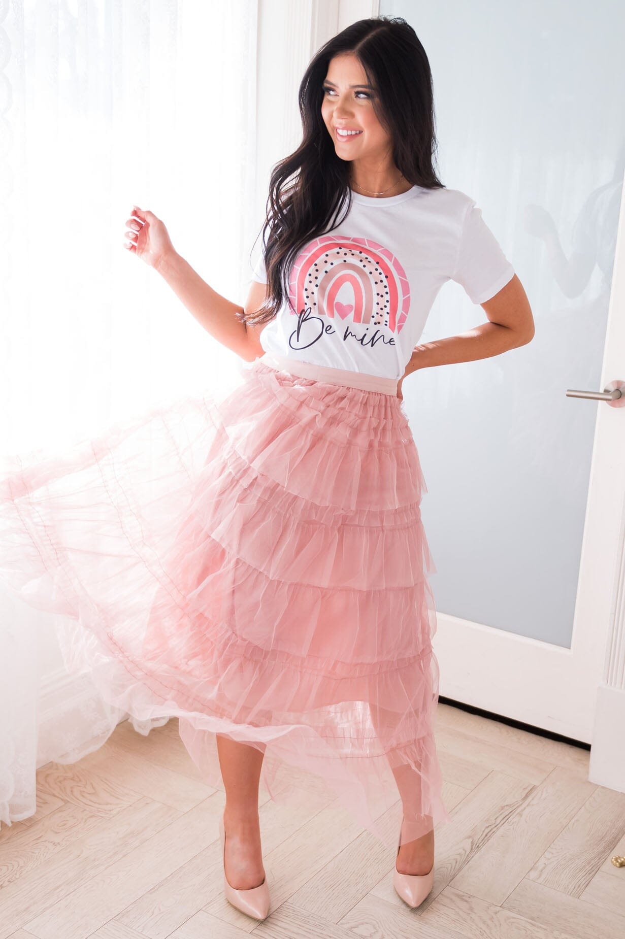 It's All About The Tiers Modest Tulle Skirt Skirts vendor-unknown 