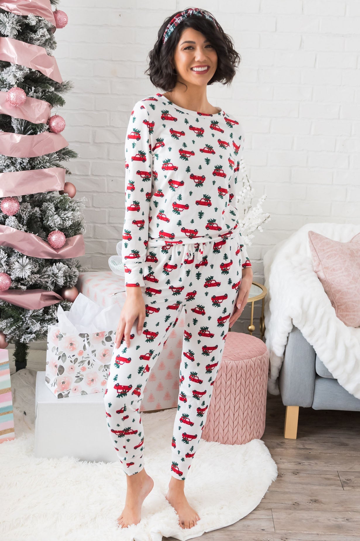 Antique Christmas Modest Lounge Set Tops vendor-unknown 