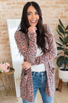 Leopard Galore Front Pocket Modest Cardigan Modest Dresses vendor-unknown