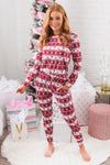 Cheerful Christmas Modest Lounge Set Tops vendor-unknown 