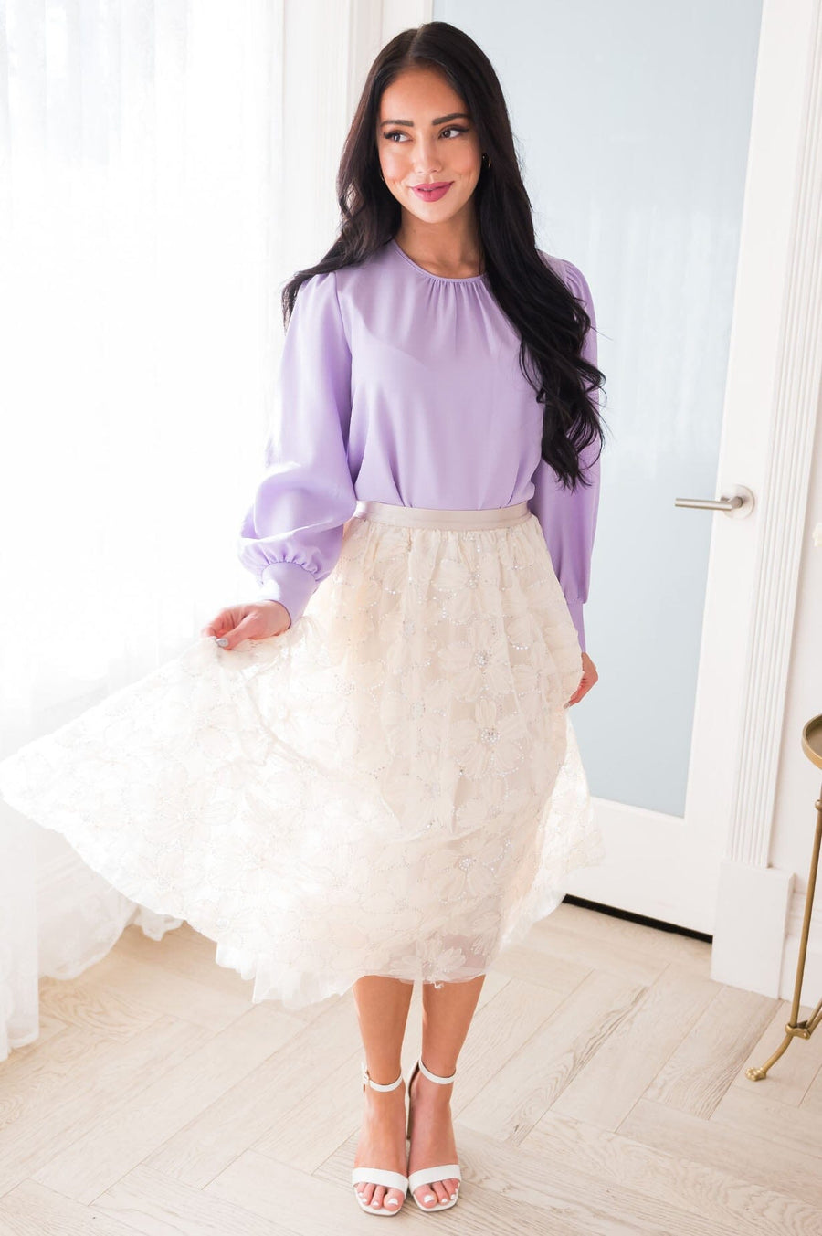 Class & Grace Modest Tulle Skirt Skirts vendor-unknown 