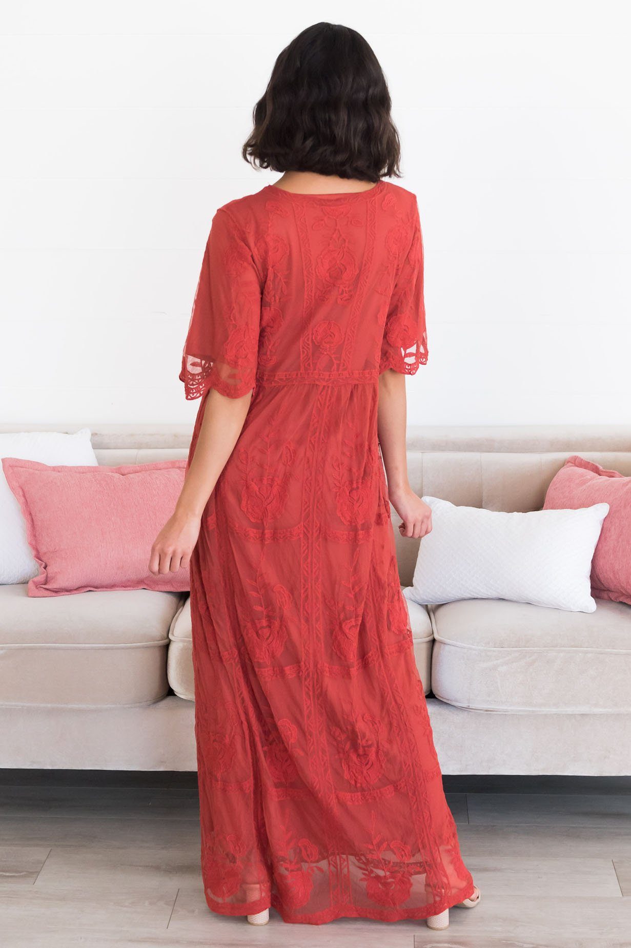 The Lexi Boho Maxi Dress Modest Dresses vendor-unknown 