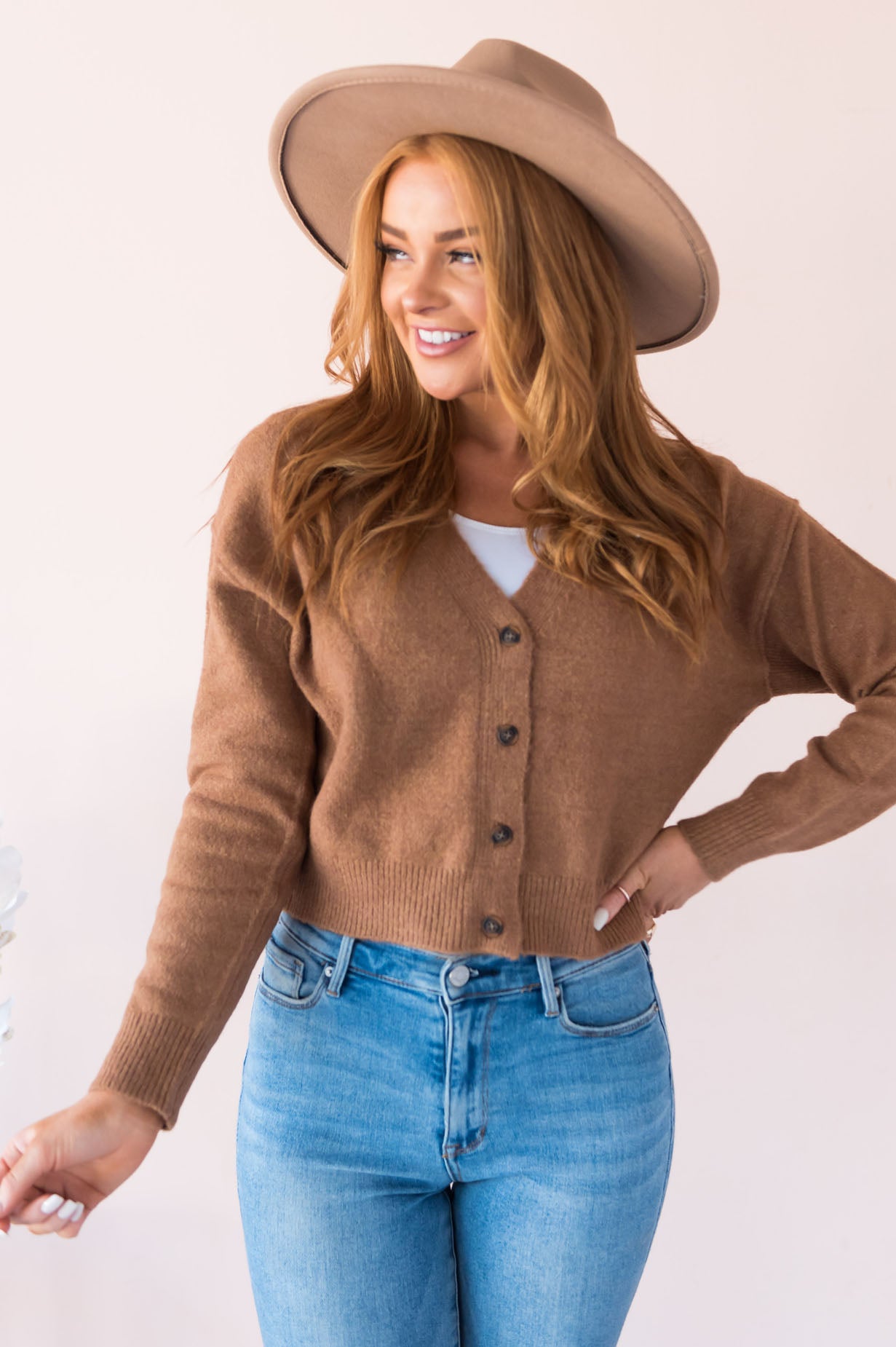 Warm Wishes Modest Cropped Cardigan Modest Dresses vendor-unknown 