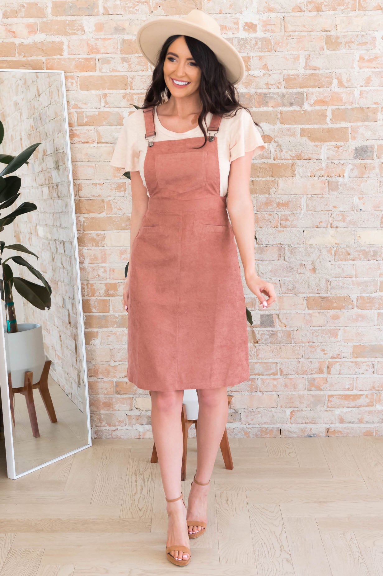 The Evie Modest Overall Dress Modest Dresses vendor-unknown 