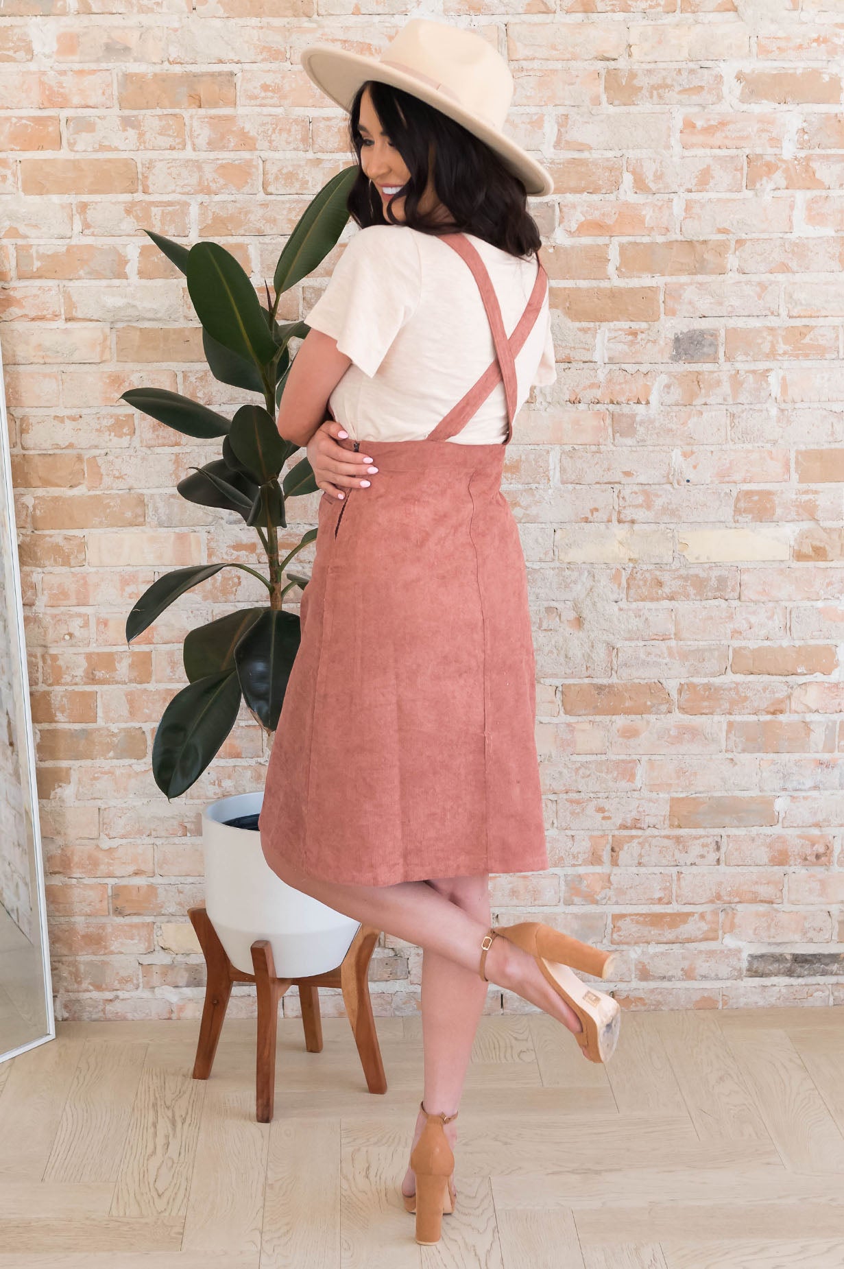 The Evie Modest Overall Dress Modest Dresses vendor-unknown 