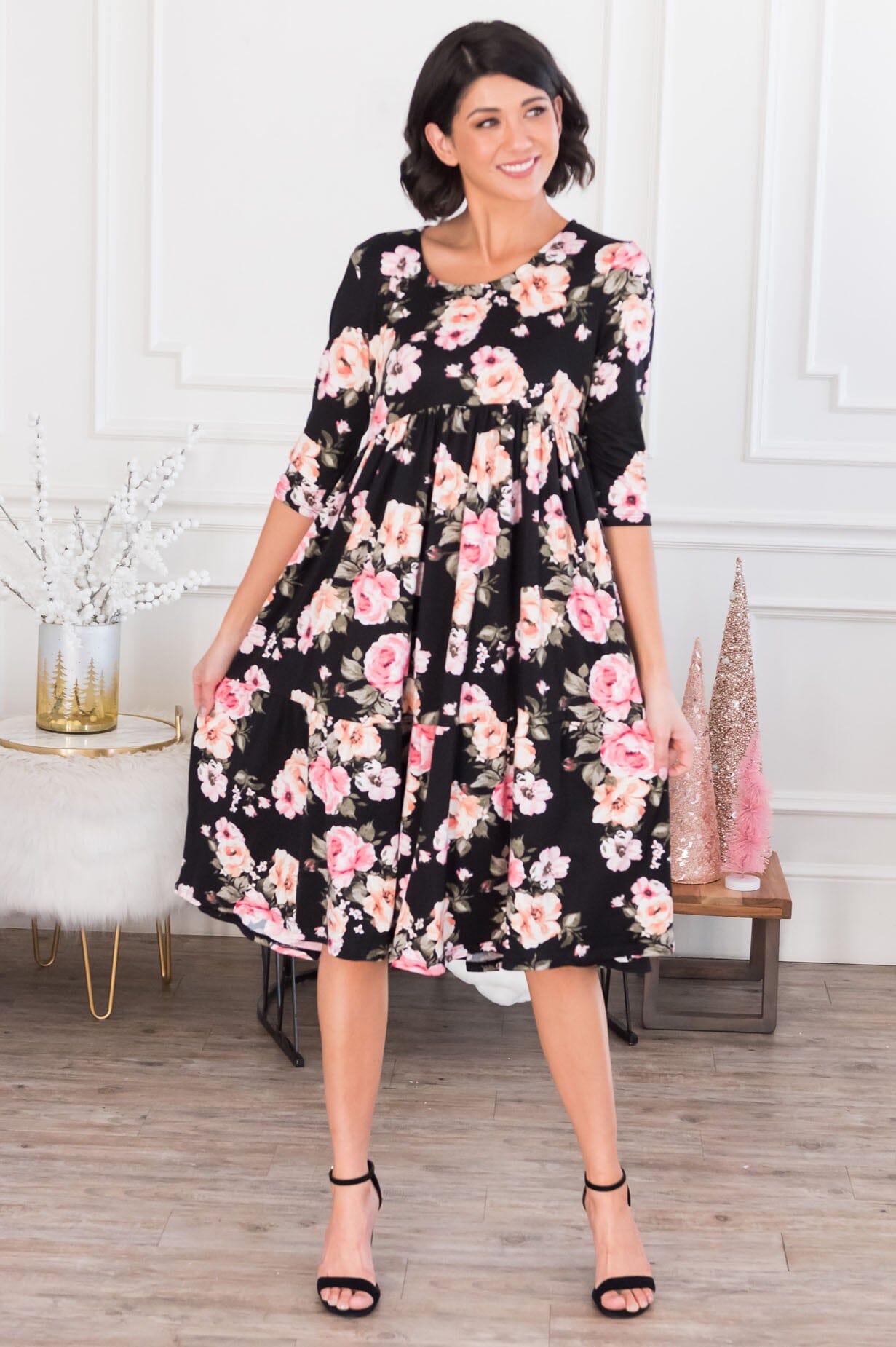 The Adilene Modest Dresses vendor-unknown 