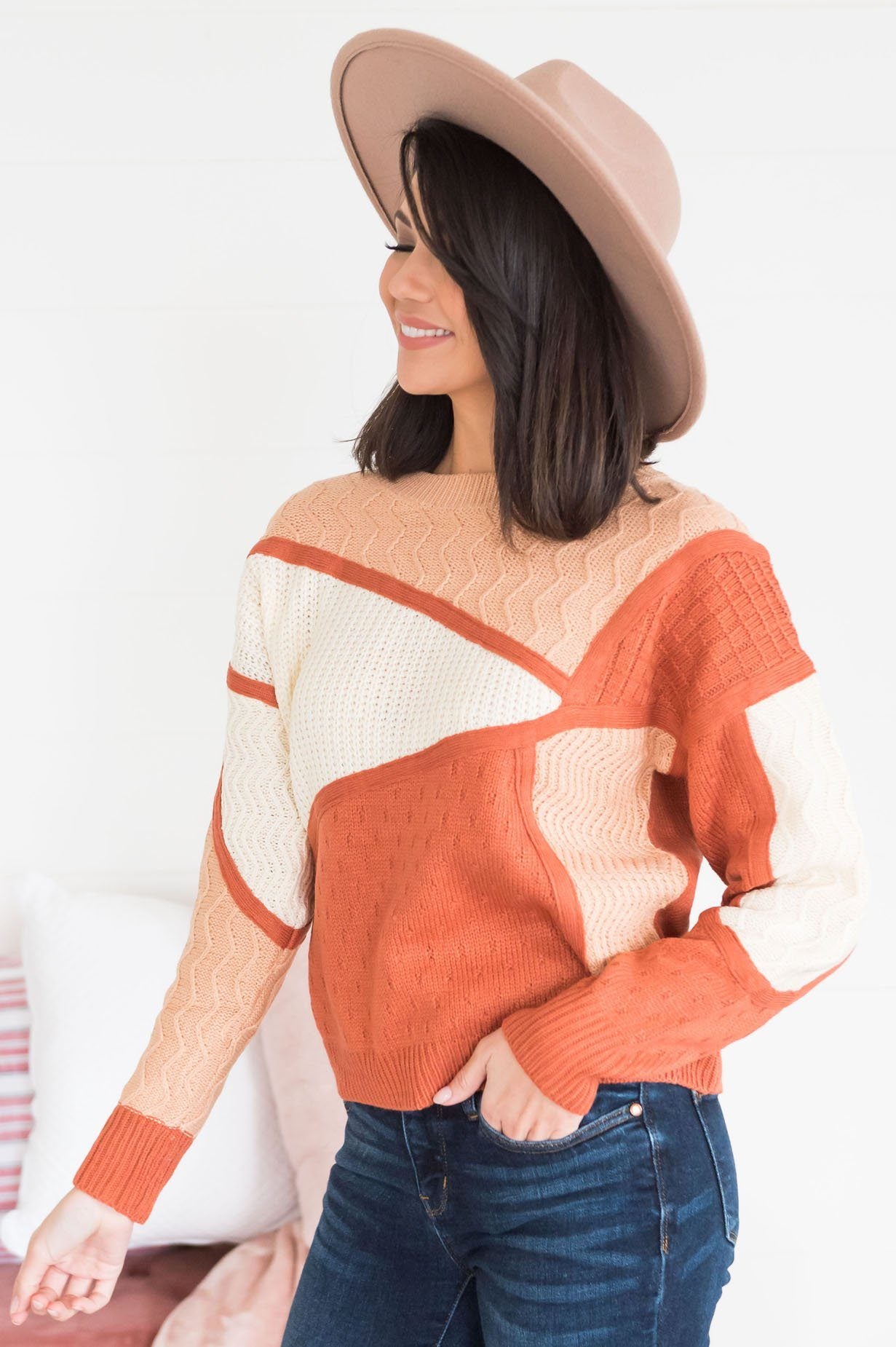 Limitless Love Modest Sweater Tops vendor-unknown 