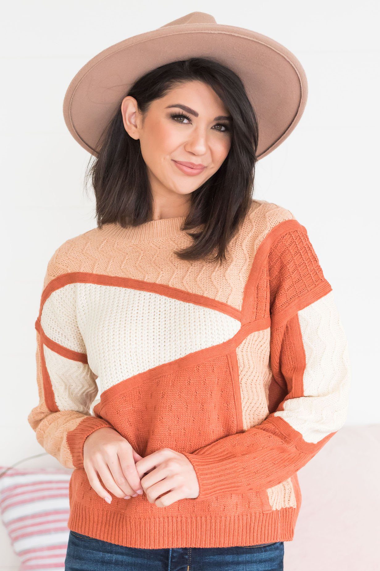 Limitless Love Modest Sweater Tops vendor-unknown 