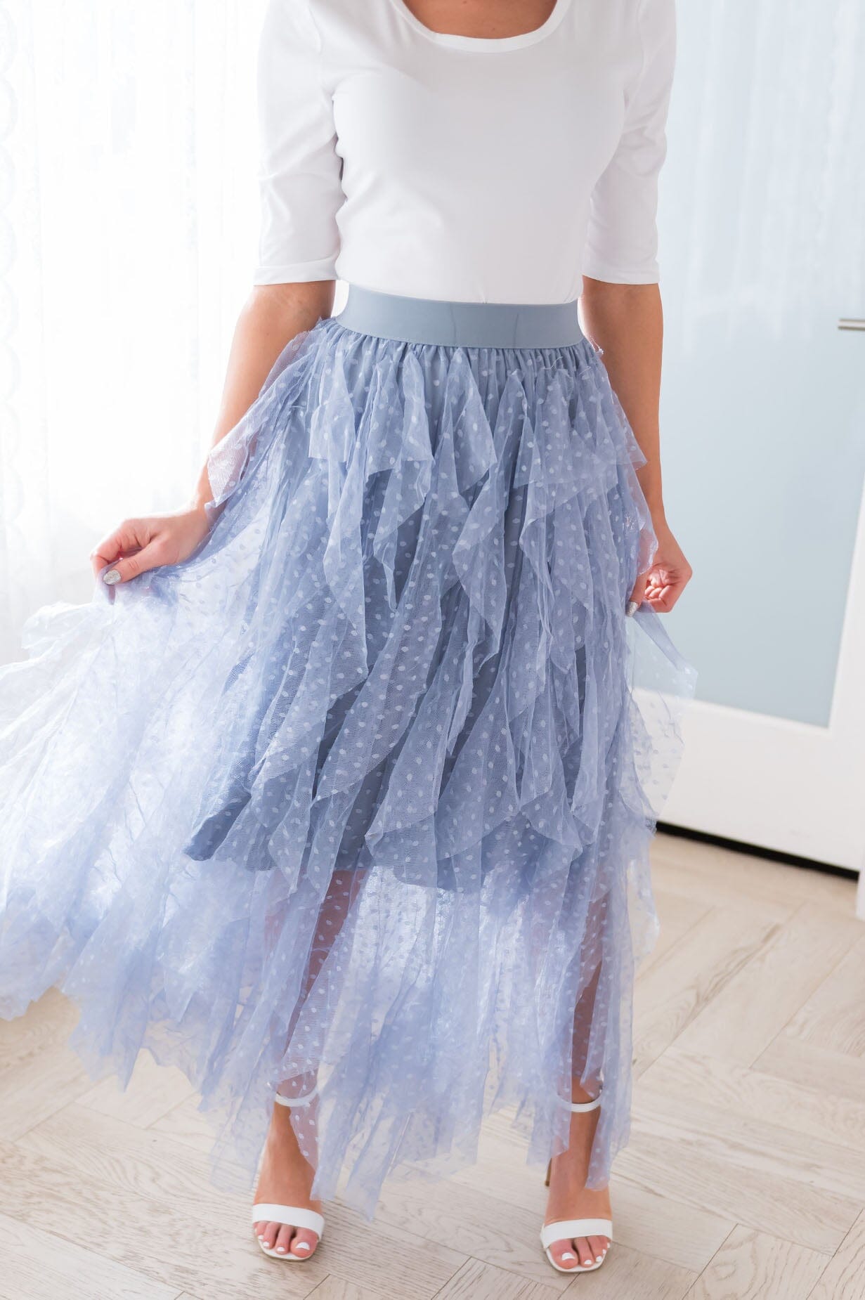 Until I Found You Modest Tulle Skirt Skirts vendor-unknown 