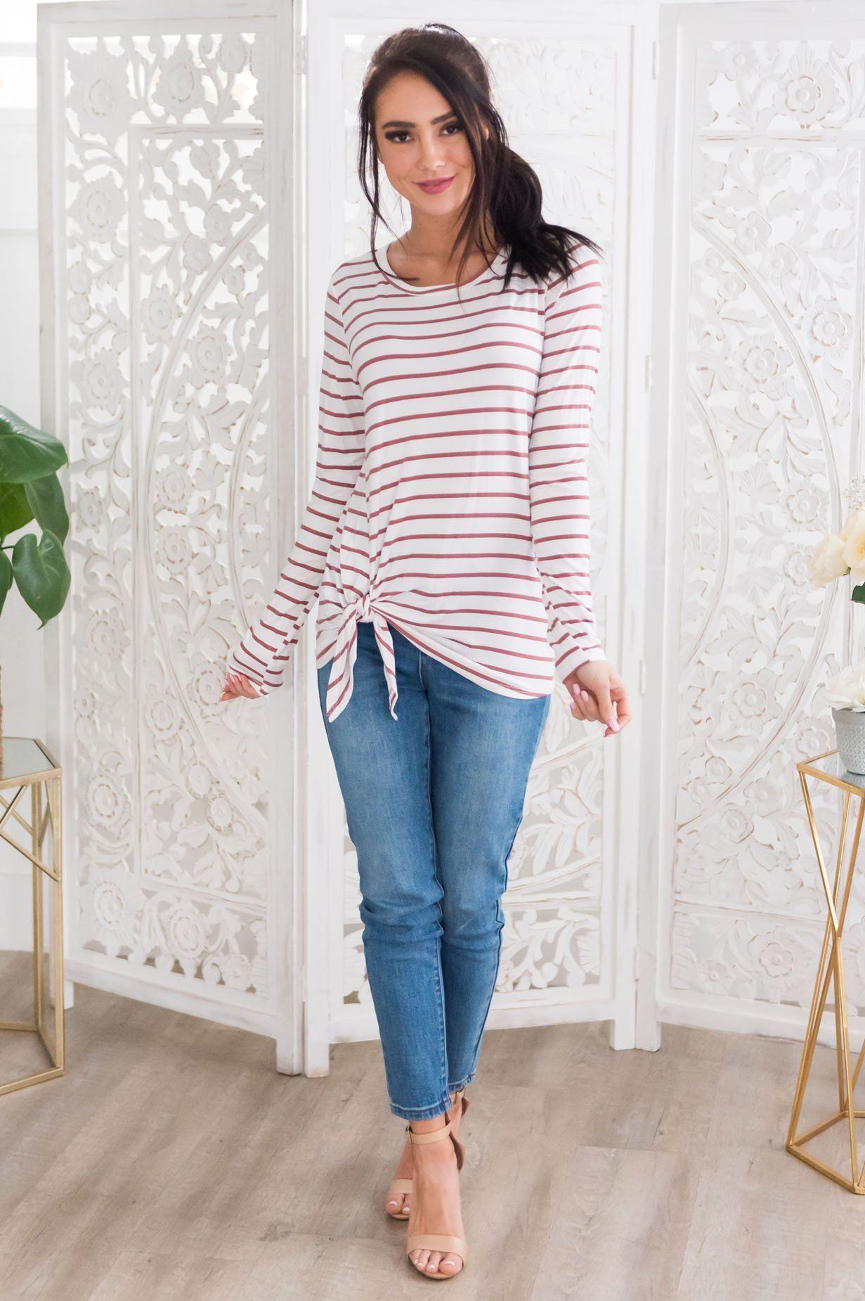 Adventure Filled Day Modest Top Tops vendor-unknown 