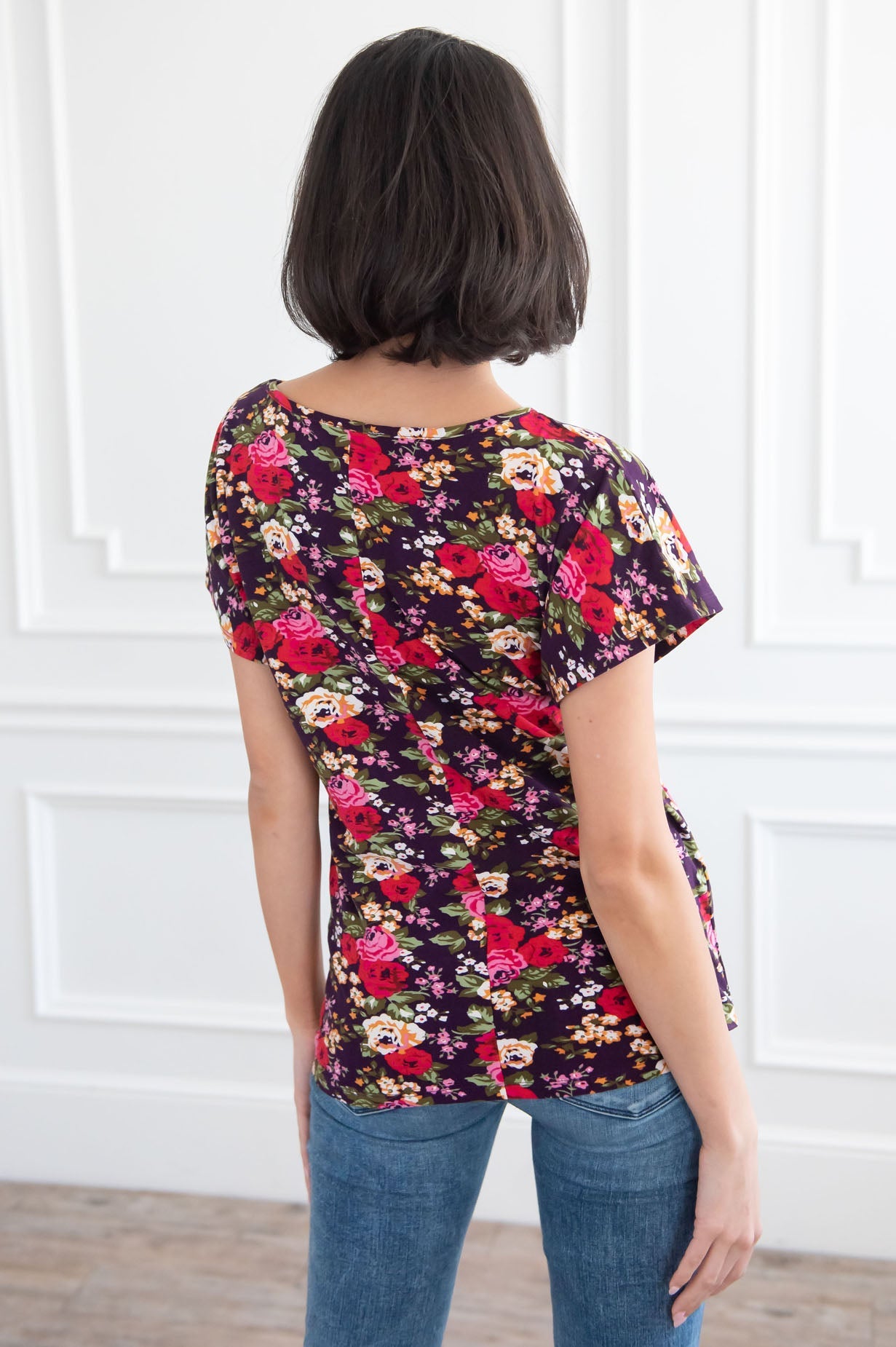 Obsessed At First Sight Modest Top Tops vendor-unknown 