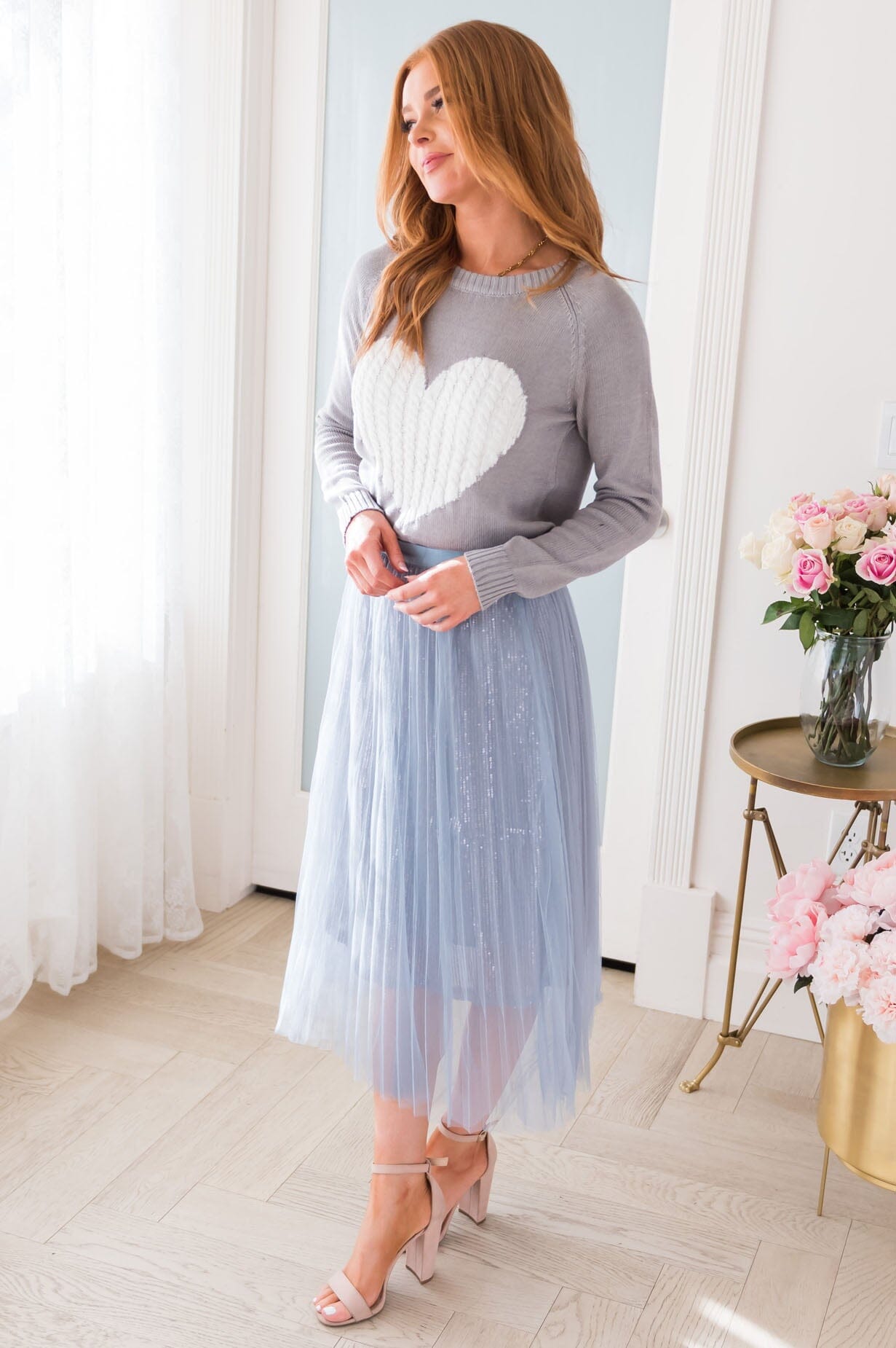 Bold & Beautiful Modest Tulle Skirt Skirts vendor-unknown 