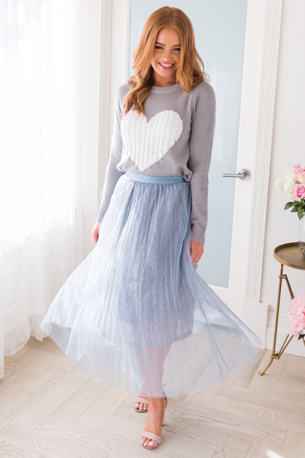 Bold & Beautiful Modest Tulle Skirt Skirts vendor-unknown 