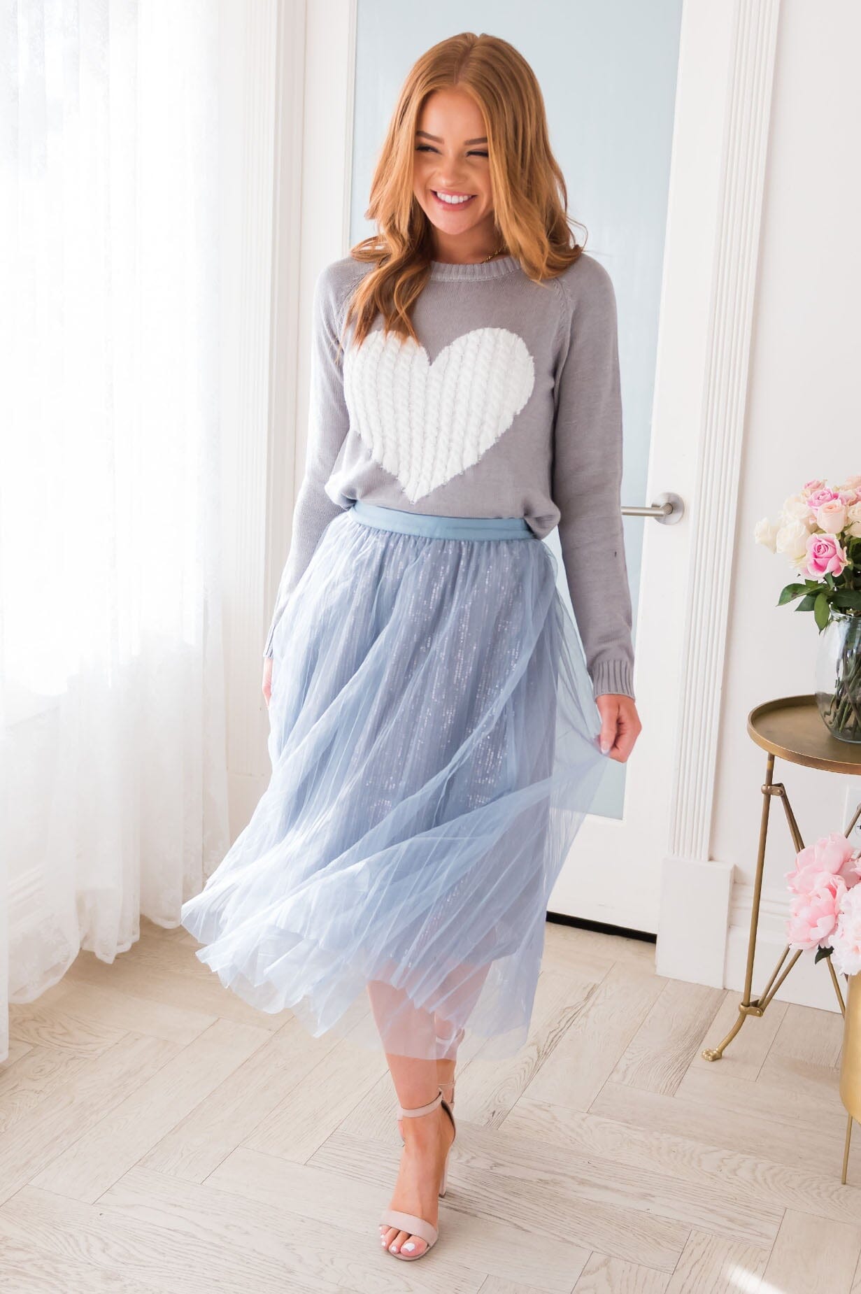 Bold & Beautiful Modest Tulle Skirt Skirts vendor-unknown 