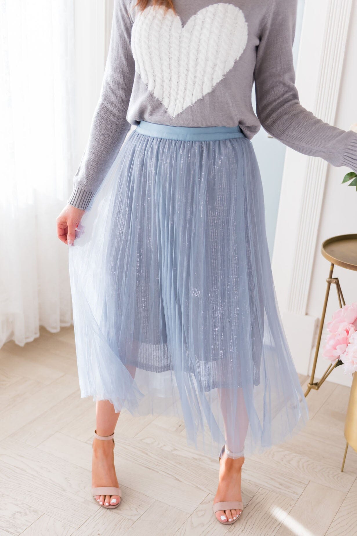 Bold & Beautiful Modest Tulle Skirt Skirts vendor-unknown 