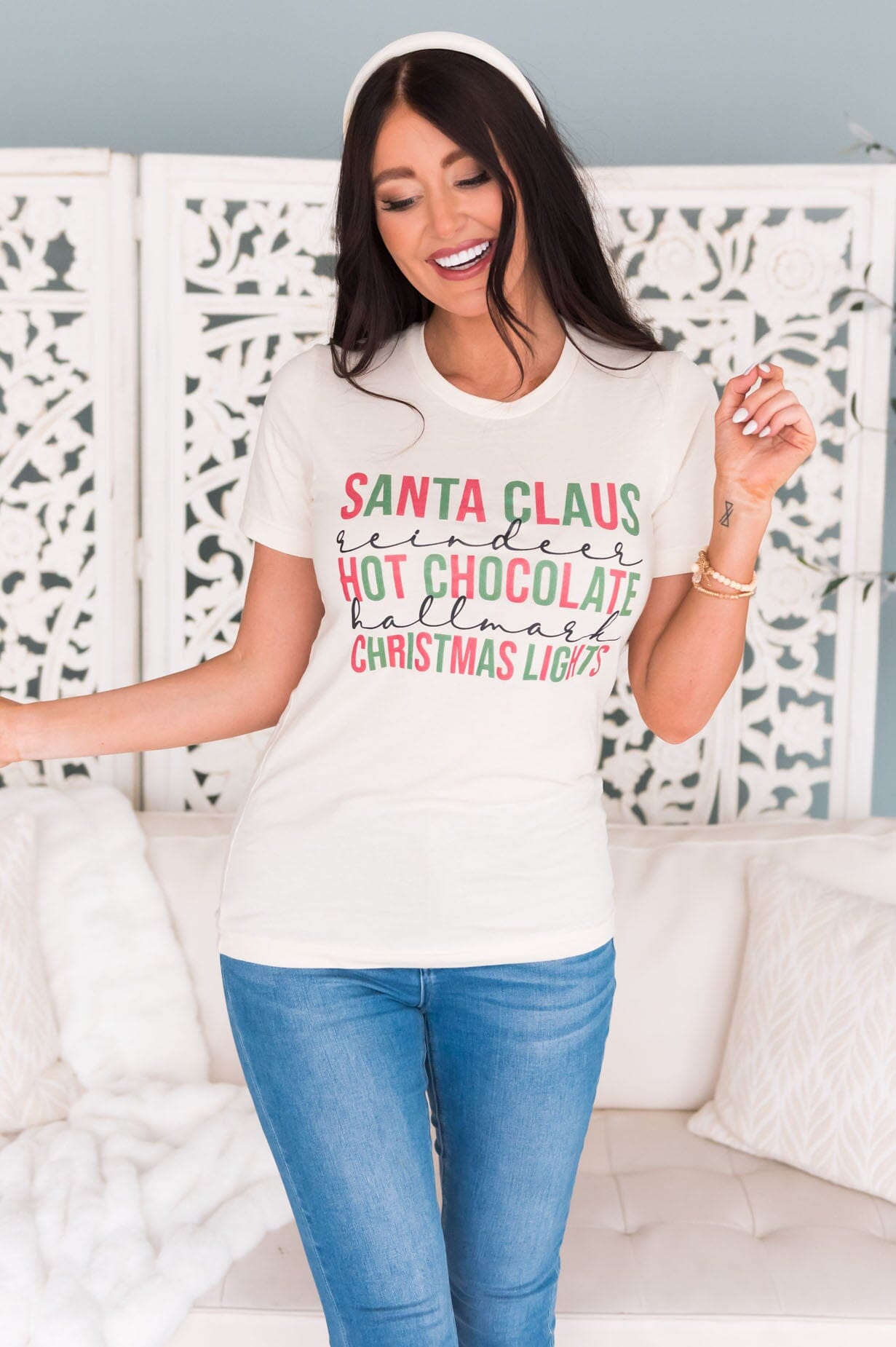 The Best Of Christmas Modest Graphic Tee Modest Dresses vendor-unknown 