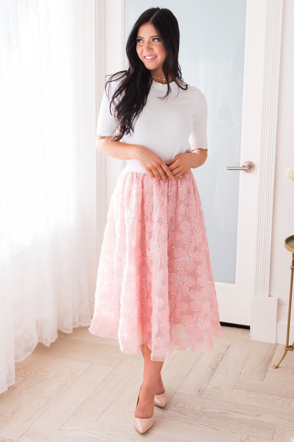 Class & Grace Modest Tulle Skirt Skirts vendor-unknown 