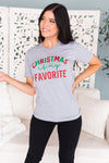 Christmas Is My Favorite Modest Graphic Tee Modest Dresses vendor-unknown