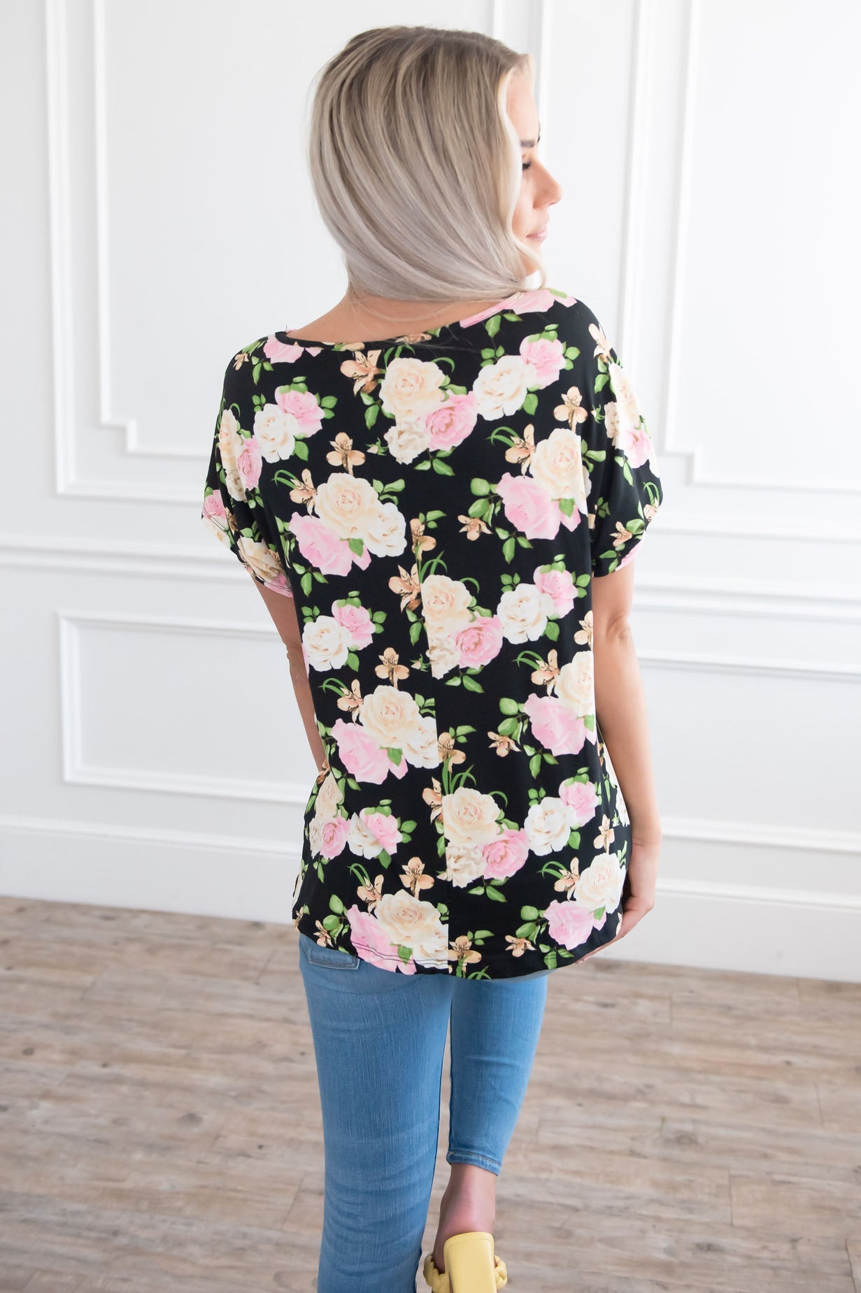 Obsessed At First Sight Modest Top Tops vendor-unknown 
