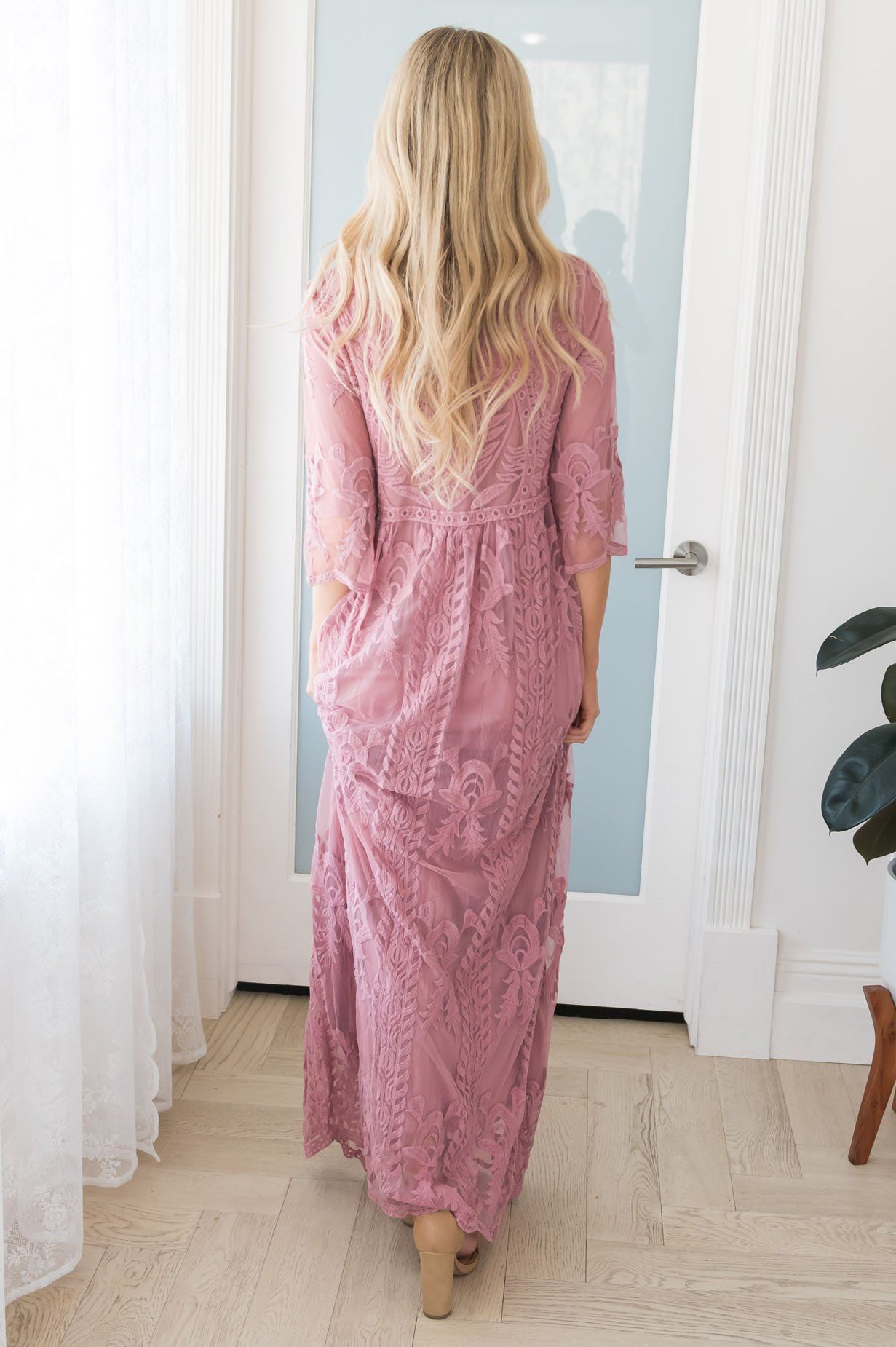 The Day Dreamer Full Length Dress Modest Dresses vendor-unknown 