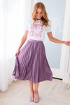 It's All About The Fashion Modest Pleat Skirt Skirts vendor-unknown