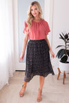 Fall Blooms Modest Pleat Skirt Modest Dresses vendor-unknown