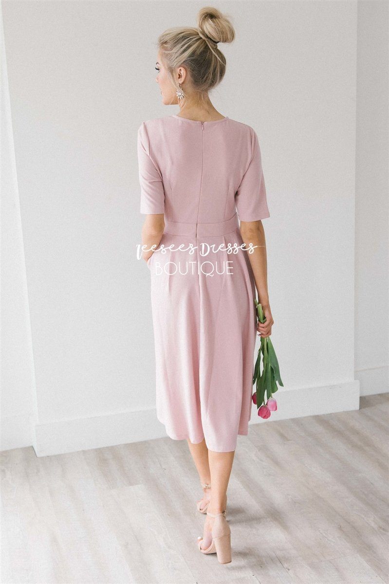 The Charleston Pleats and Pocket Dress Modest Dresses vendor-unknown 