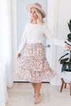 Out of this World Modest Ruffle Skirt Skirts vendor-unknown