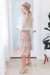 Out of this World Modest Ruffle Skirt Skirts vendor-unknown