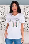 Happy Holiday Wish Modest Graphic Tee Modest Dresses vendor-unknown