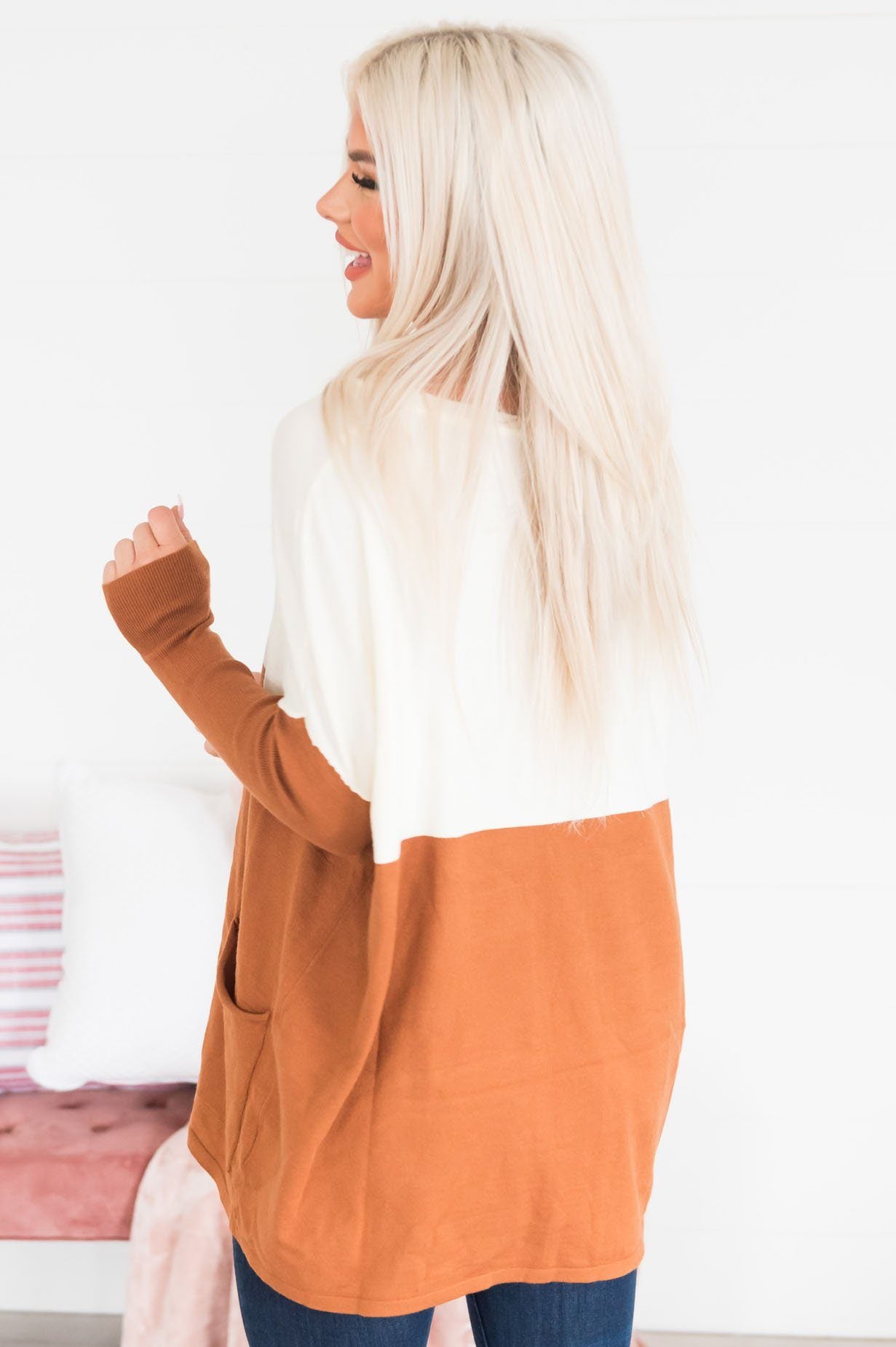 Warm Embrace Modest Sweater Tops vendor-unknown 