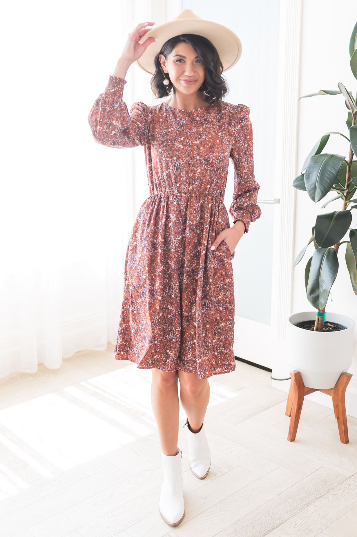 The Cleo Modest Dresses vendor-unknown 