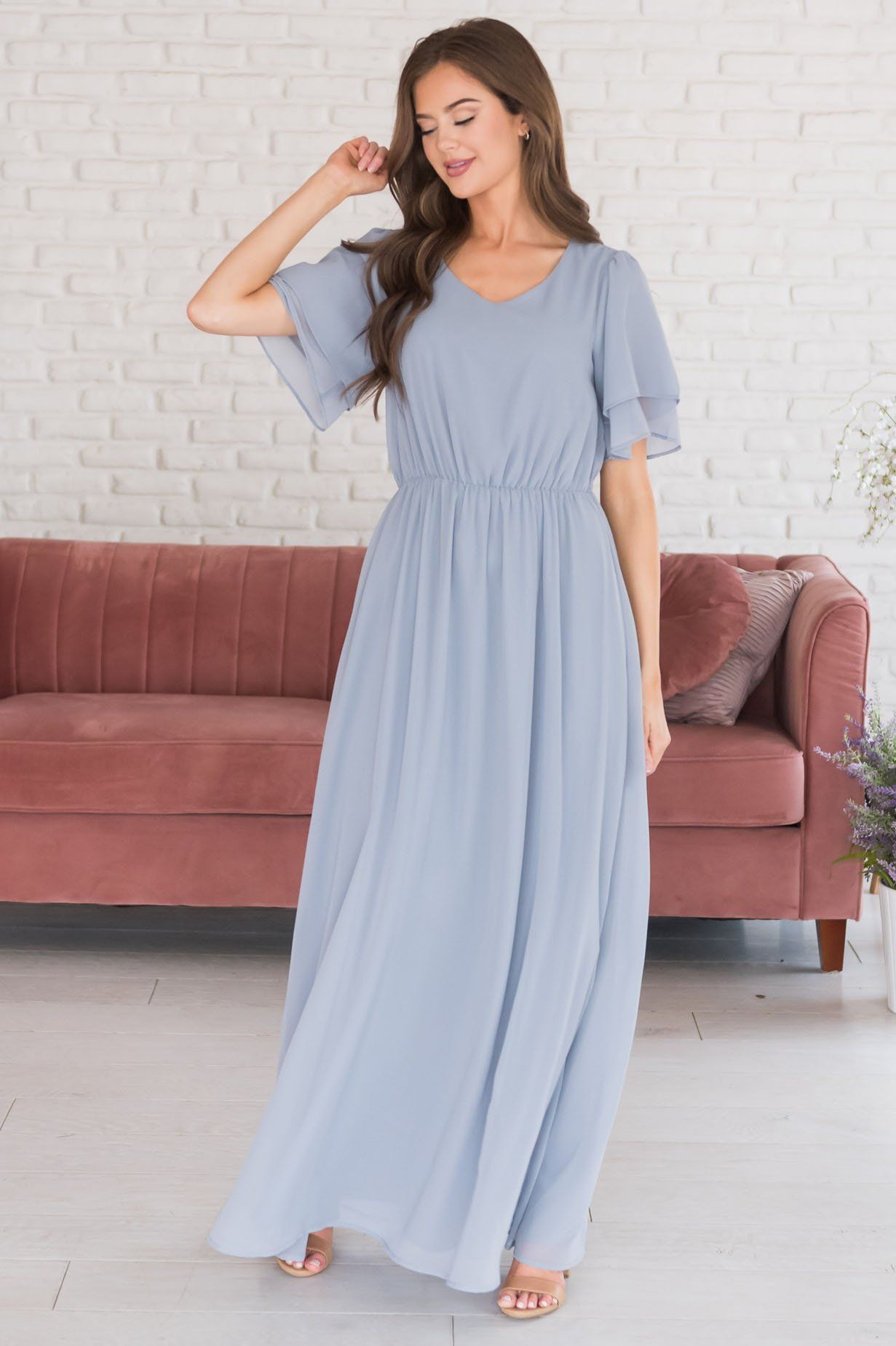 The Chloe Chiffon Maxi Dress Modest Dresses vendor-unknown 