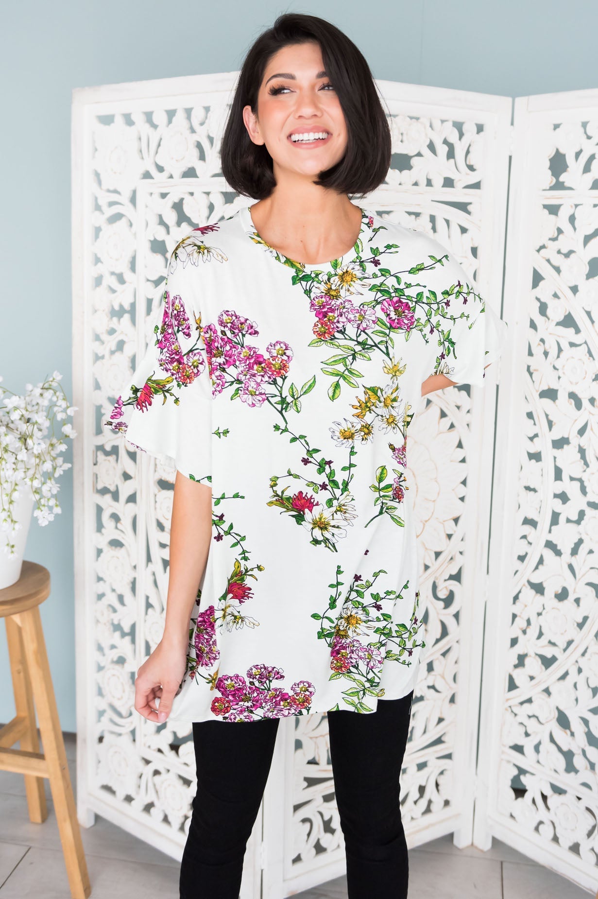 Floral Daydream Modest Top Modest Dresses vendor-unknown 