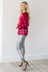 New Years Eve Sequin Leggings Accessories & Shoes vendor-unknown