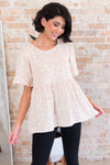 From This Moment Modest Peplum Blouse Modest Dresses vendor-unknown