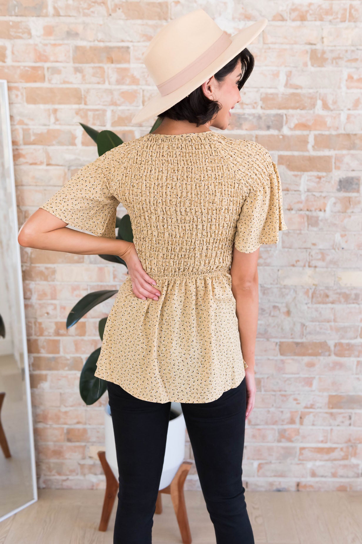 Midnight Blues Modest Blouse Tops vendor-unknown 