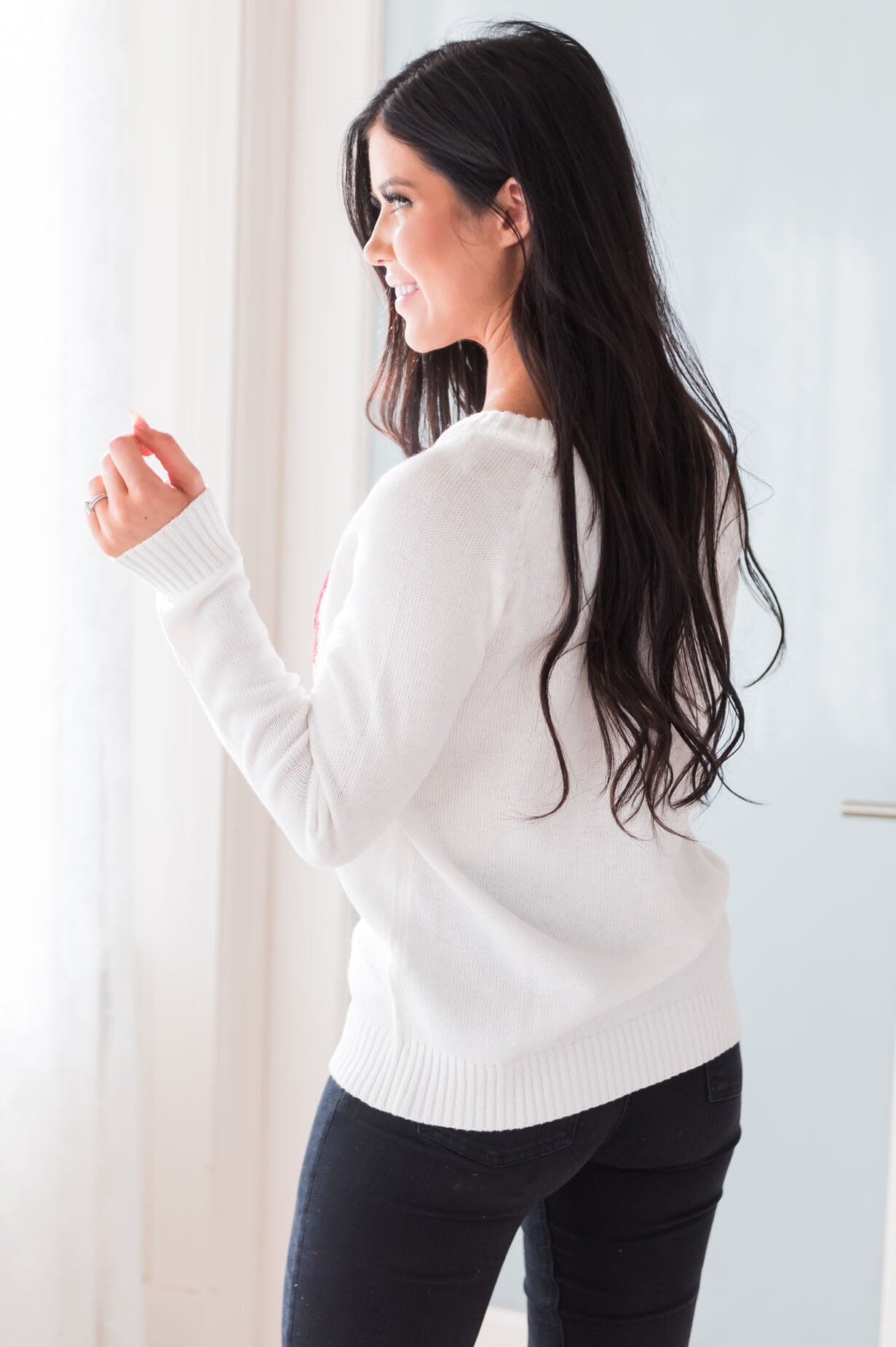 I Heart You Modest Sweater Modest Dresses vendor-unknown 