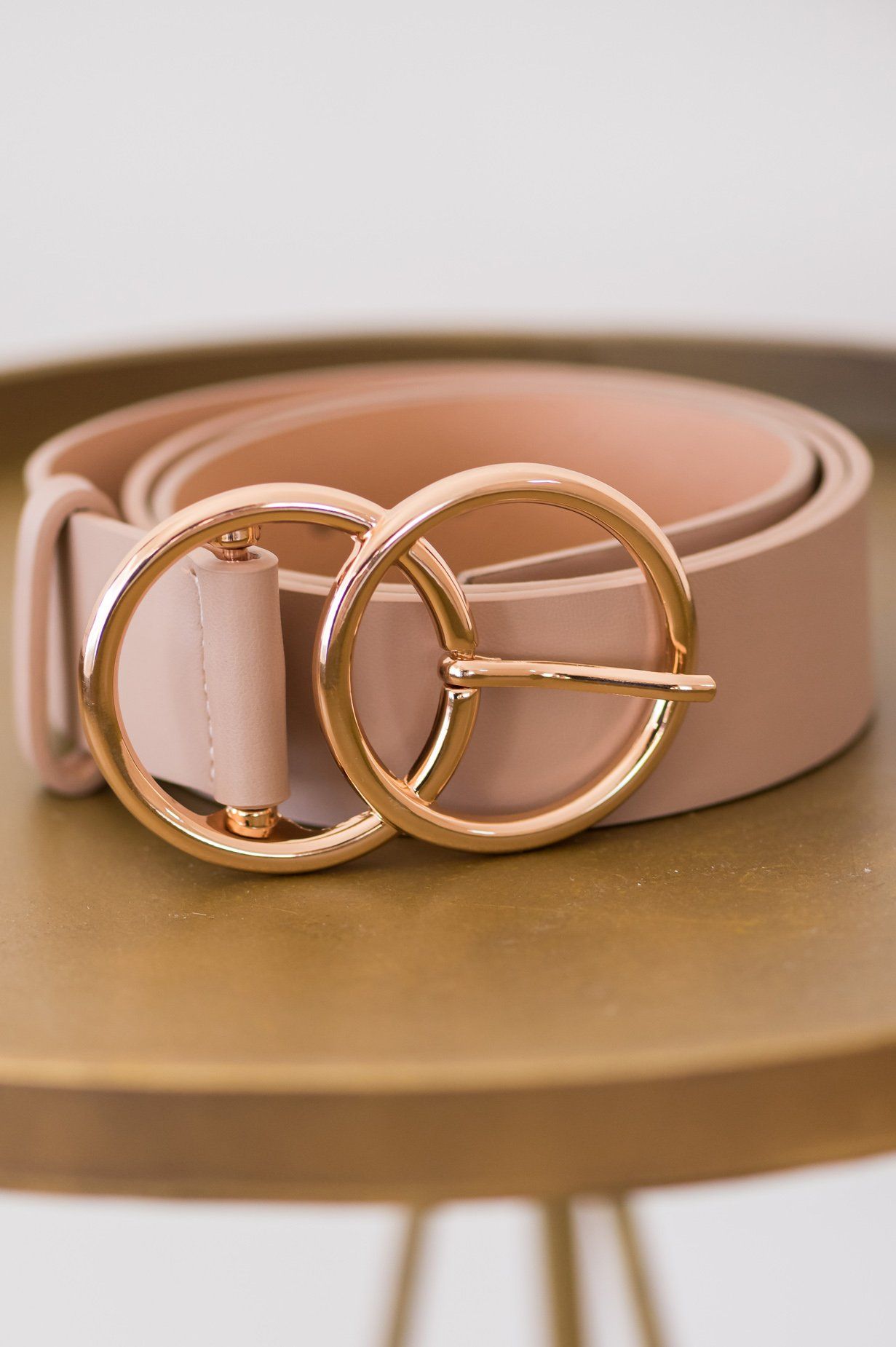 Classic Double O-Ring Clasp Buckle Belt Accessories & Shoes Leto Accessories 