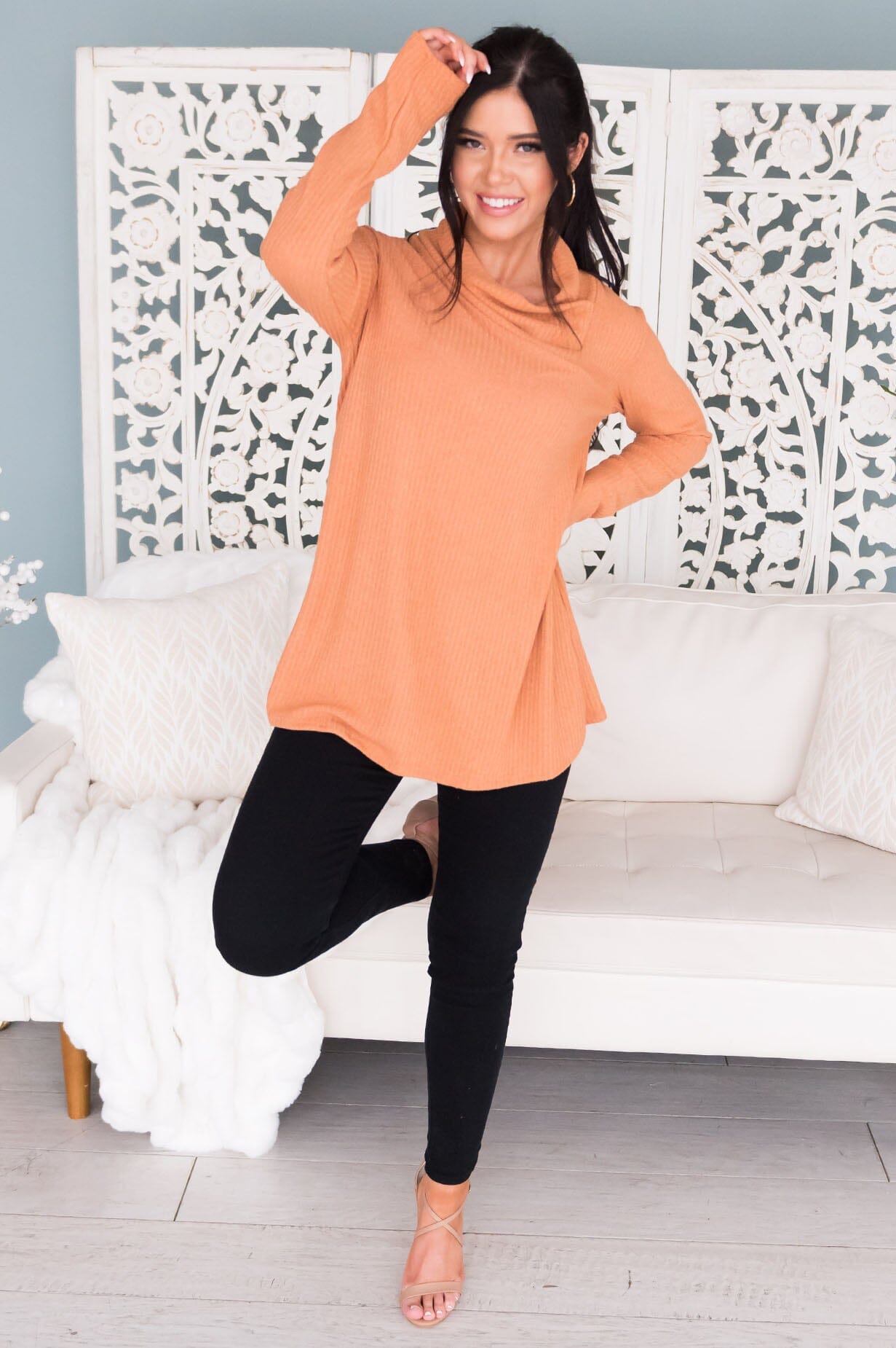 The Mountains Are Calling Modest Sweater Tops vendor-unknown 