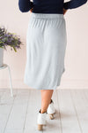 Well Wishes Modest Ribbed Jersey Skirt Skirts vendor-unknown