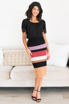Falling Fast Modest Sweater Skirt Skirts vendor-unknown