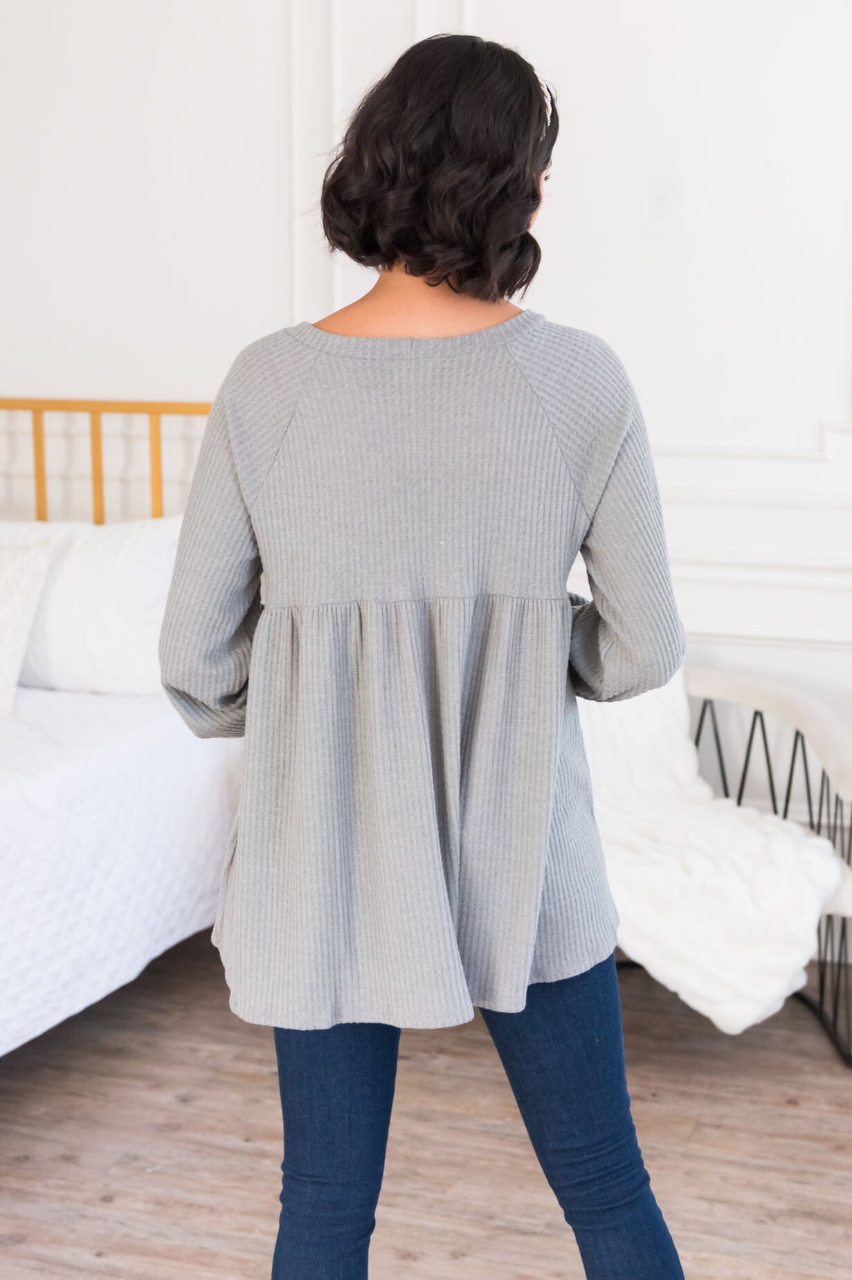 She's So Classy Modest Babydoll Top NeeSee's Dresses 