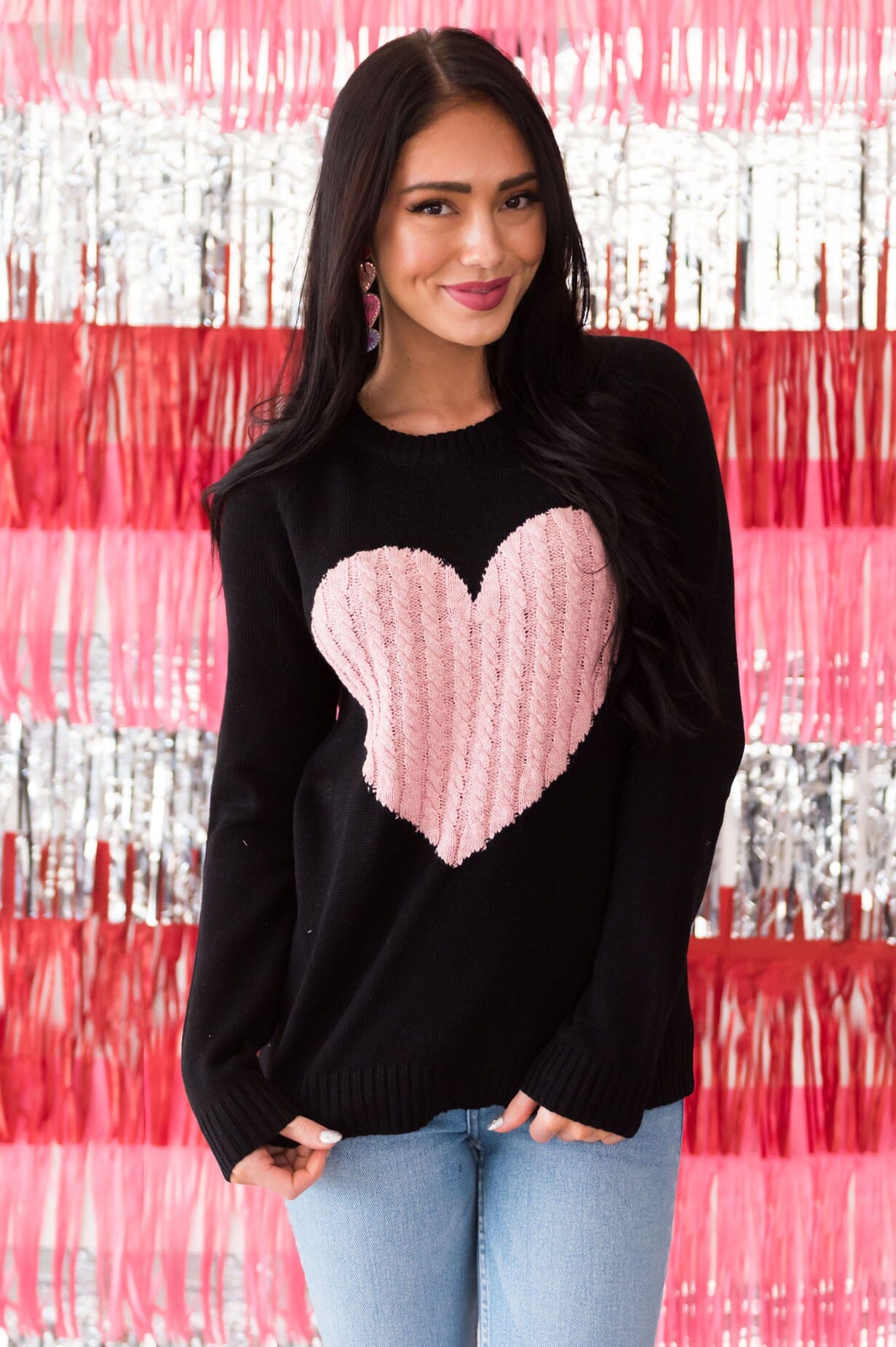 I Heart You Modest Sweater Modest Dresses vendor-unknown 