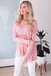 Meaningful Words Modest Babydoll Blouse Tops vendor-unknown 