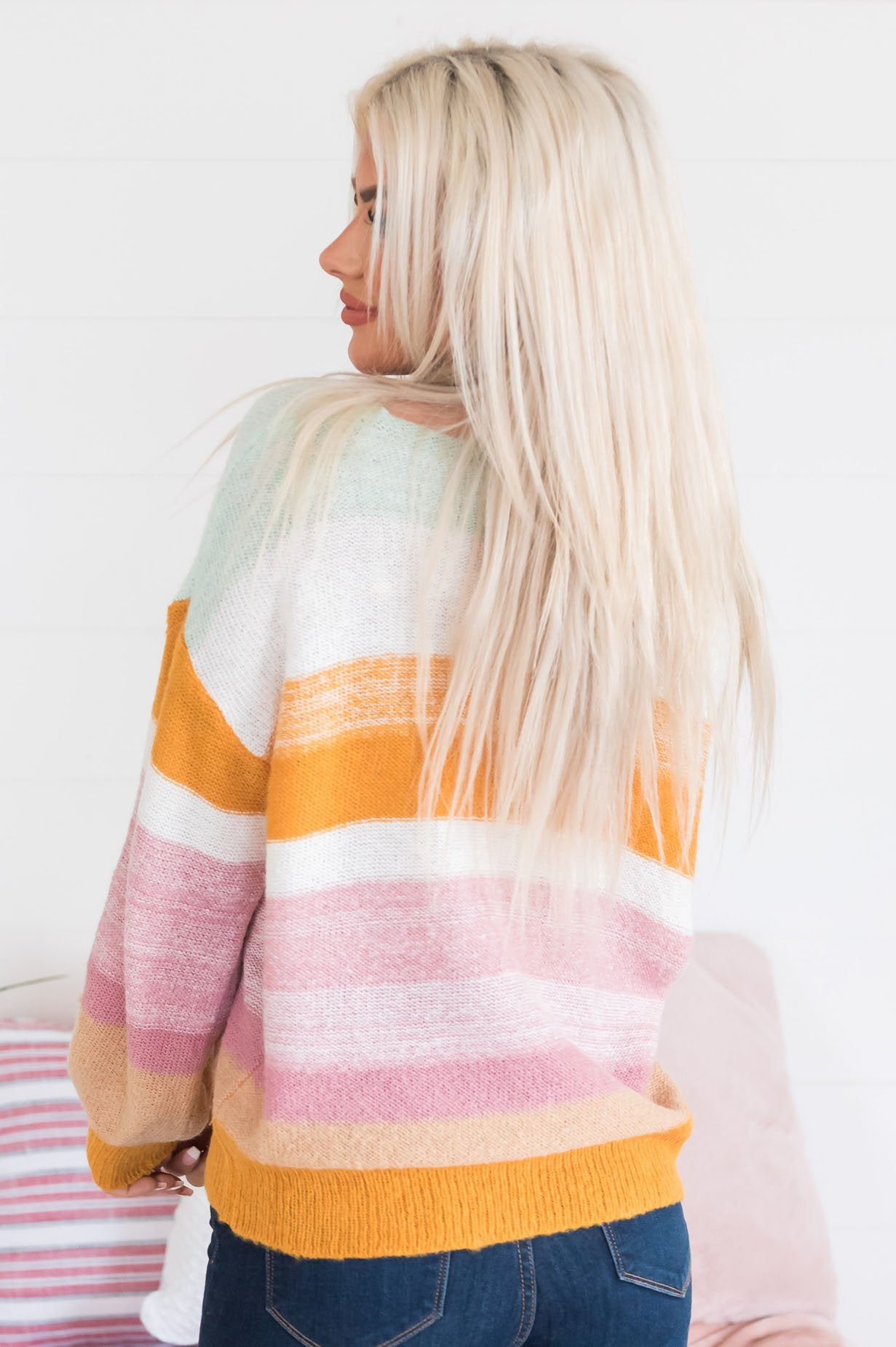 Bonfire Nights Modest Sweater Tops vendor-unknown 